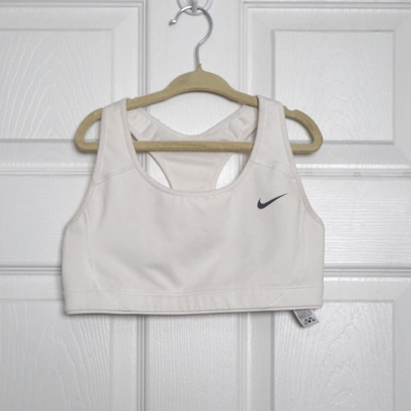 Nike Other - Nike Dry-Fit Sports Bra Off White Racerback XS